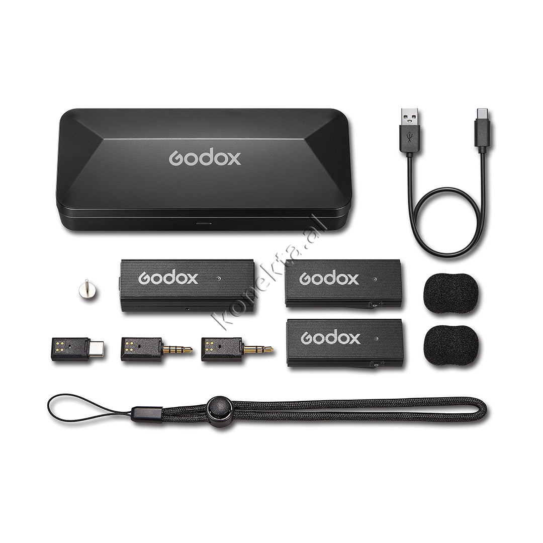 Mikrofon Wireless 2 Ne 1 Godox Movelink Mini UC/LT