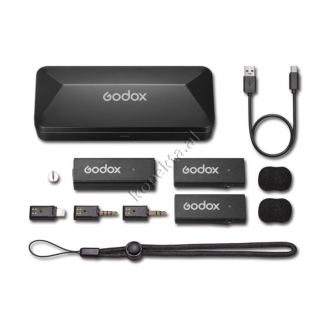 Mikrofon Wireless 2 Ne 1 Godox Movelink Mini UC/LT