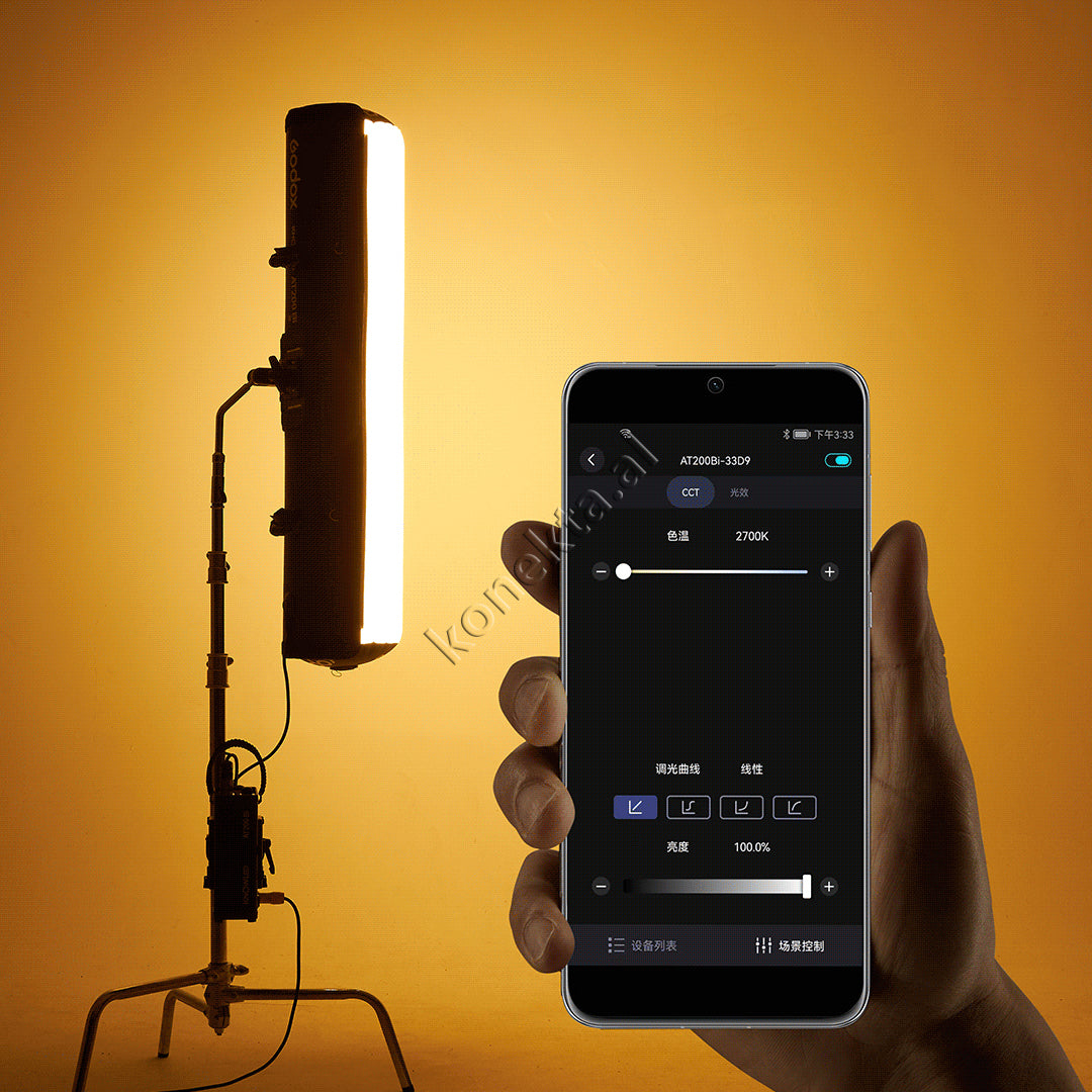 Drite LED Profesionale 200W Me Softbox Godox AT200Bi