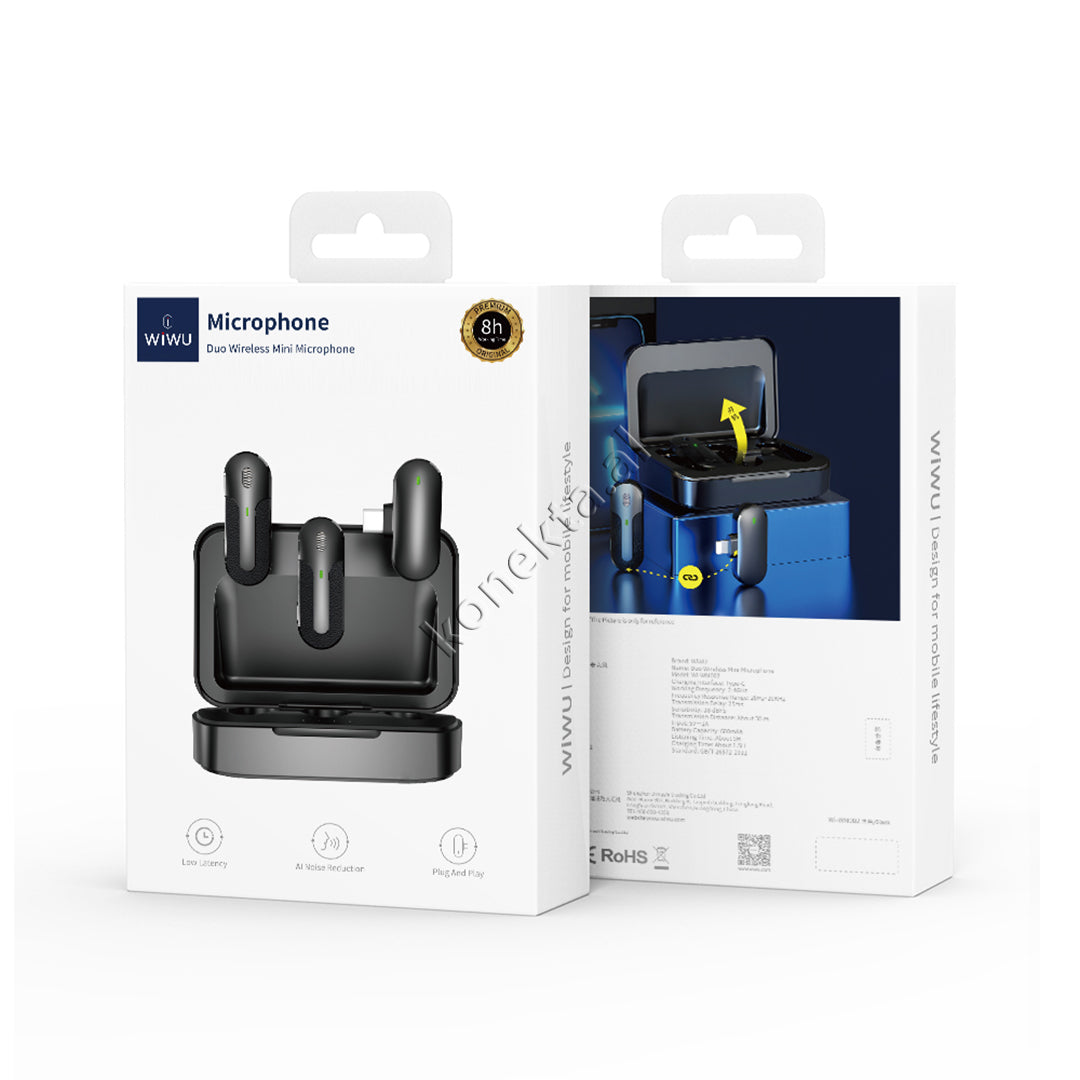 Mikrofon Wireless 2 Ne 1 WiWu Me Type-C/ Lightning