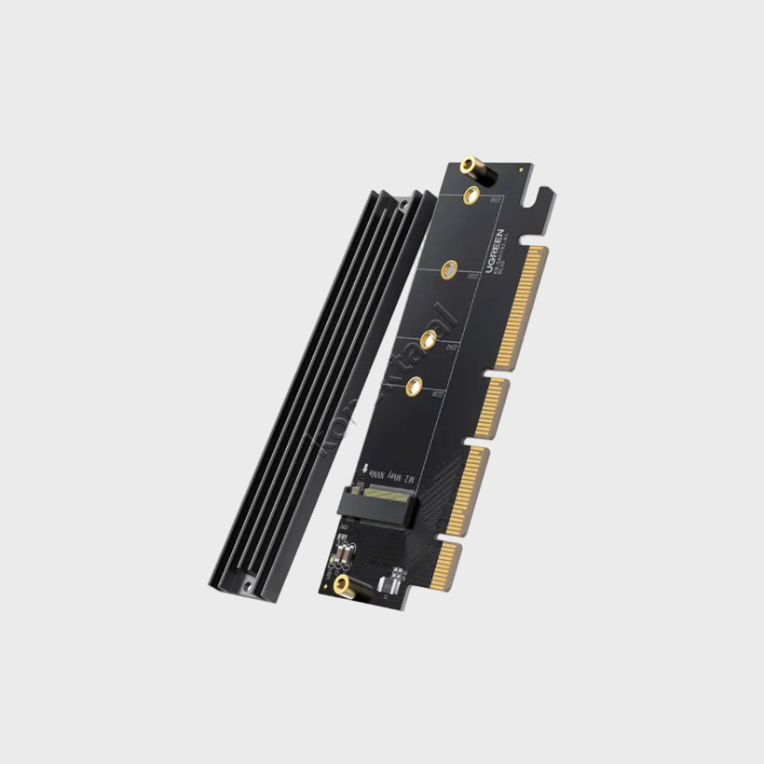 Adaptor PCIe Per SSD M.2 NVMe Me Shpejtesi 64Gbps Ugreen