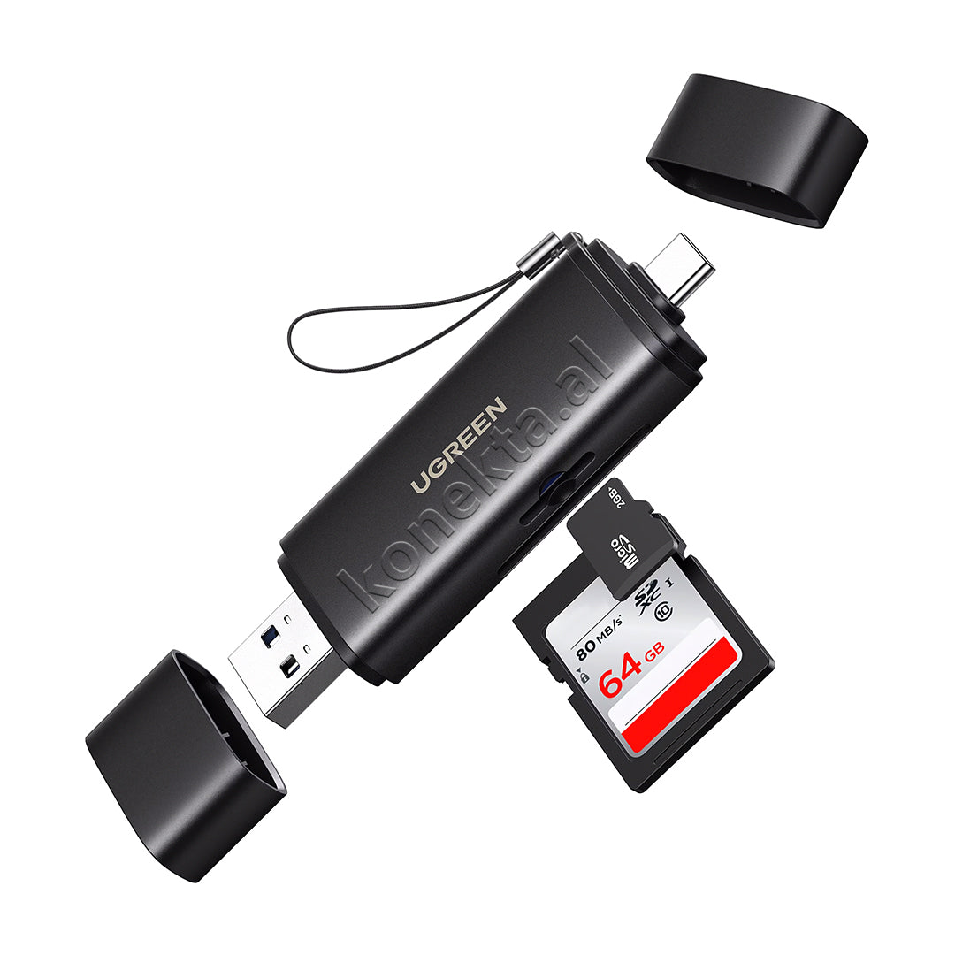 Lexues Kartash SD/TF 2 Ne 1 Ugreen Me Porte USB-C/USB-A