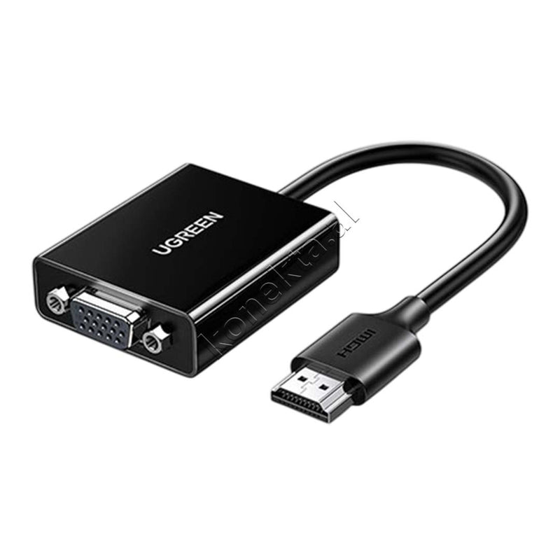 Kabell Adaptor Ugreen HDMI Ne VGA 15cm