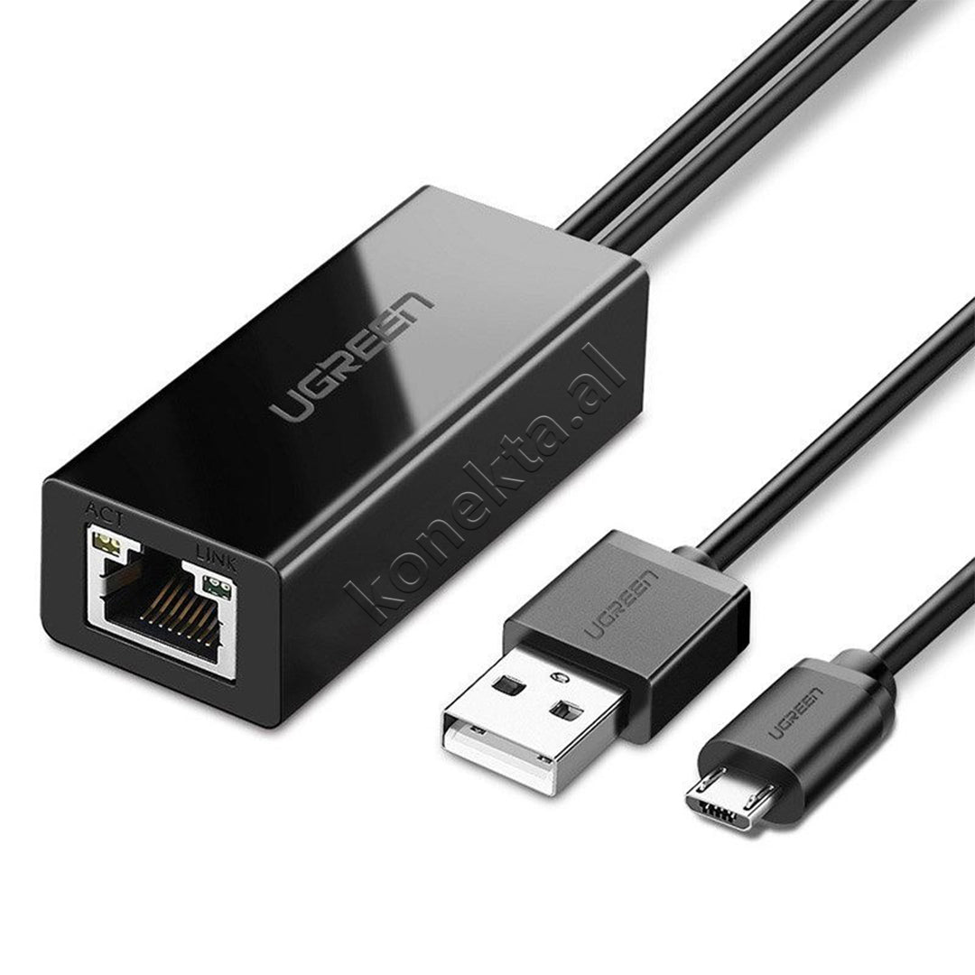 Adaptor LAN Me Fisha USB-A Dhe Micro USB Ugreen