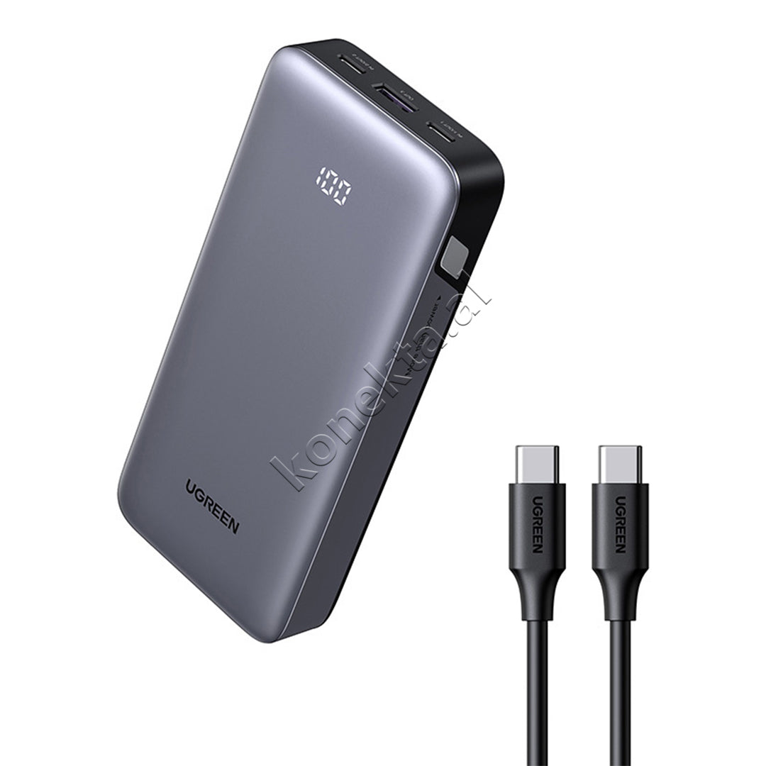 Bateri e Jashtme 20000mAh 30W Me Porta 2xUSB-C & 1xUSB-A Ugreen