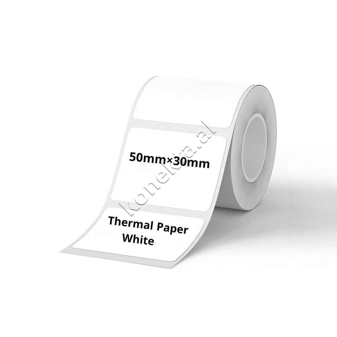 Leter Termike E Bardhe Marklife 50*30mm Per P50