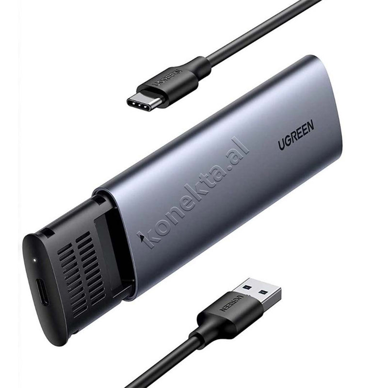 Mbajtese Dhe Lexuese SSD M.2  NGFF Ugreen Me Porte Type-C