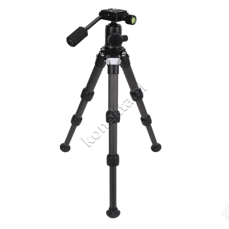 Trekembesh (Tripod) Profesional Me Fibra Karboni Dhe Vide 1/4" Per Kamera DSLR