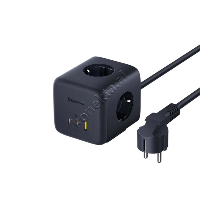 Multiprize 3 Vendeshe Me Porta 1xUSB-A Dhe 2xUSB-C Baseus