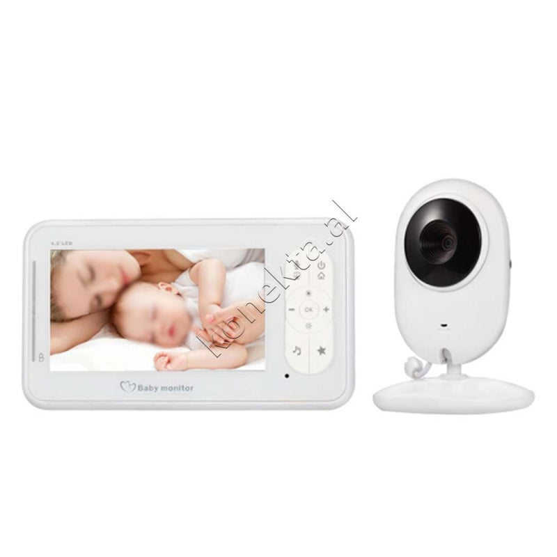 Kamera Per Monitorimin E Foshnjes Me Ekran 4.3" Dhe Mikrofon Te Integruar