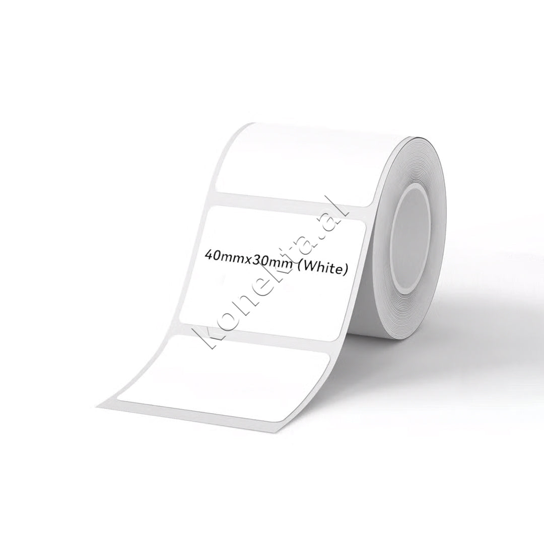 Leter Termike E Bardhe Marklife 40*30mm Per P50