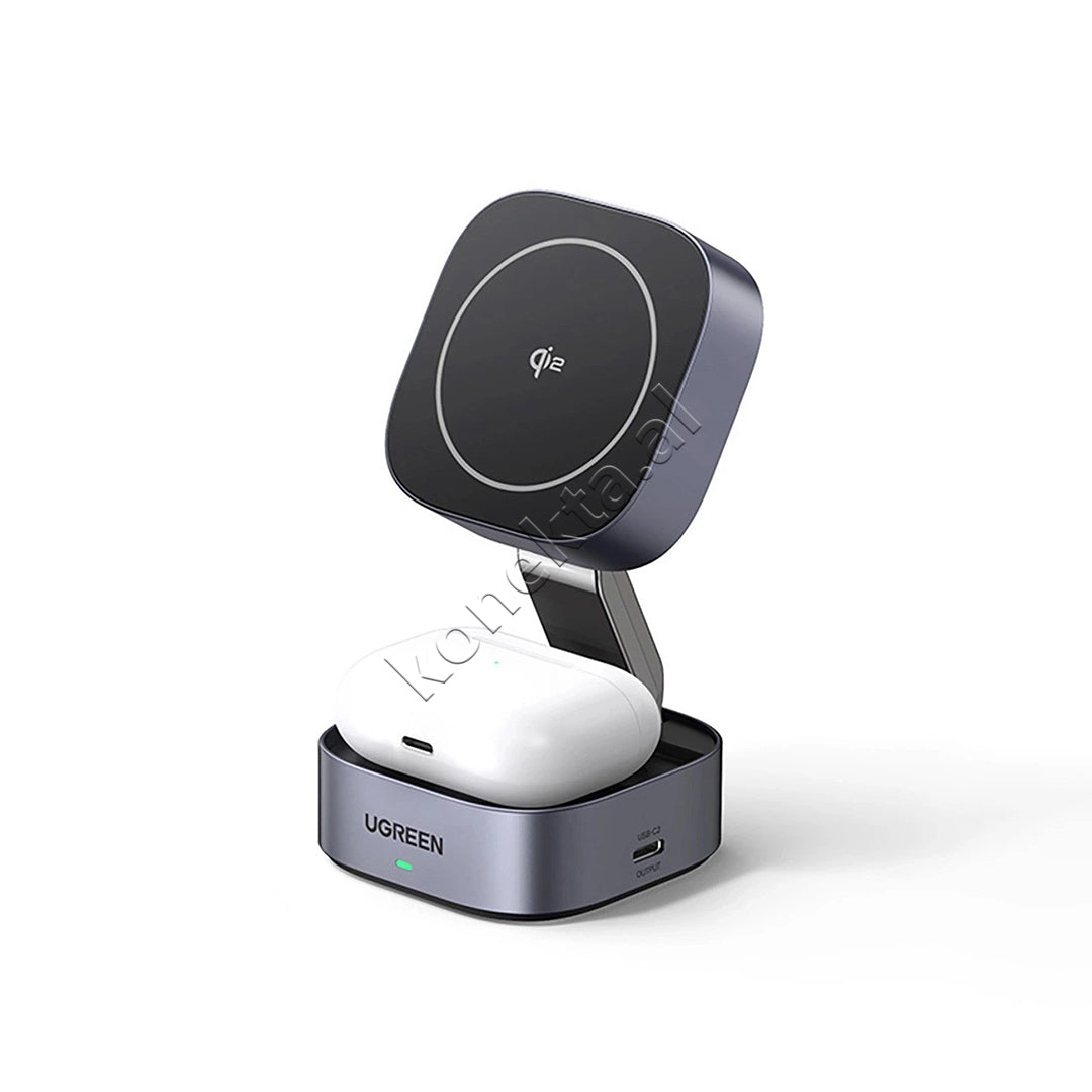 Mbajtese Magnetike Dhe Karikues Wireless 3 Ne 1 Ugreen