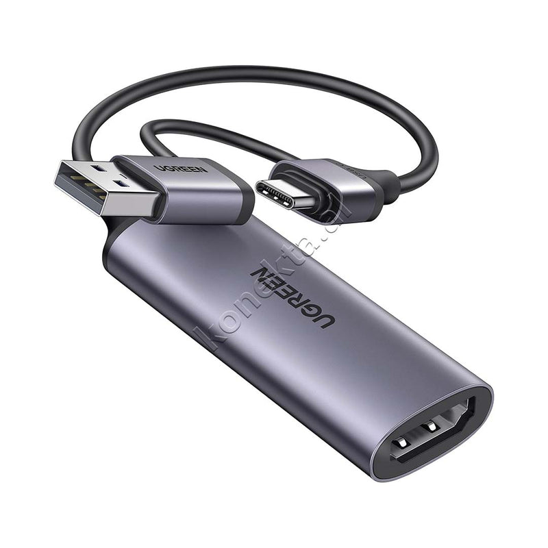 Adaptor Kabell Nga HDMI 4K @60Hz Ne USB-A & USB-C Ugreen