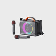 Boks Me Bluetooth 30W Moxom Me Super Bass + Dy Mikrofona Per Karaoke/Fjalime etj