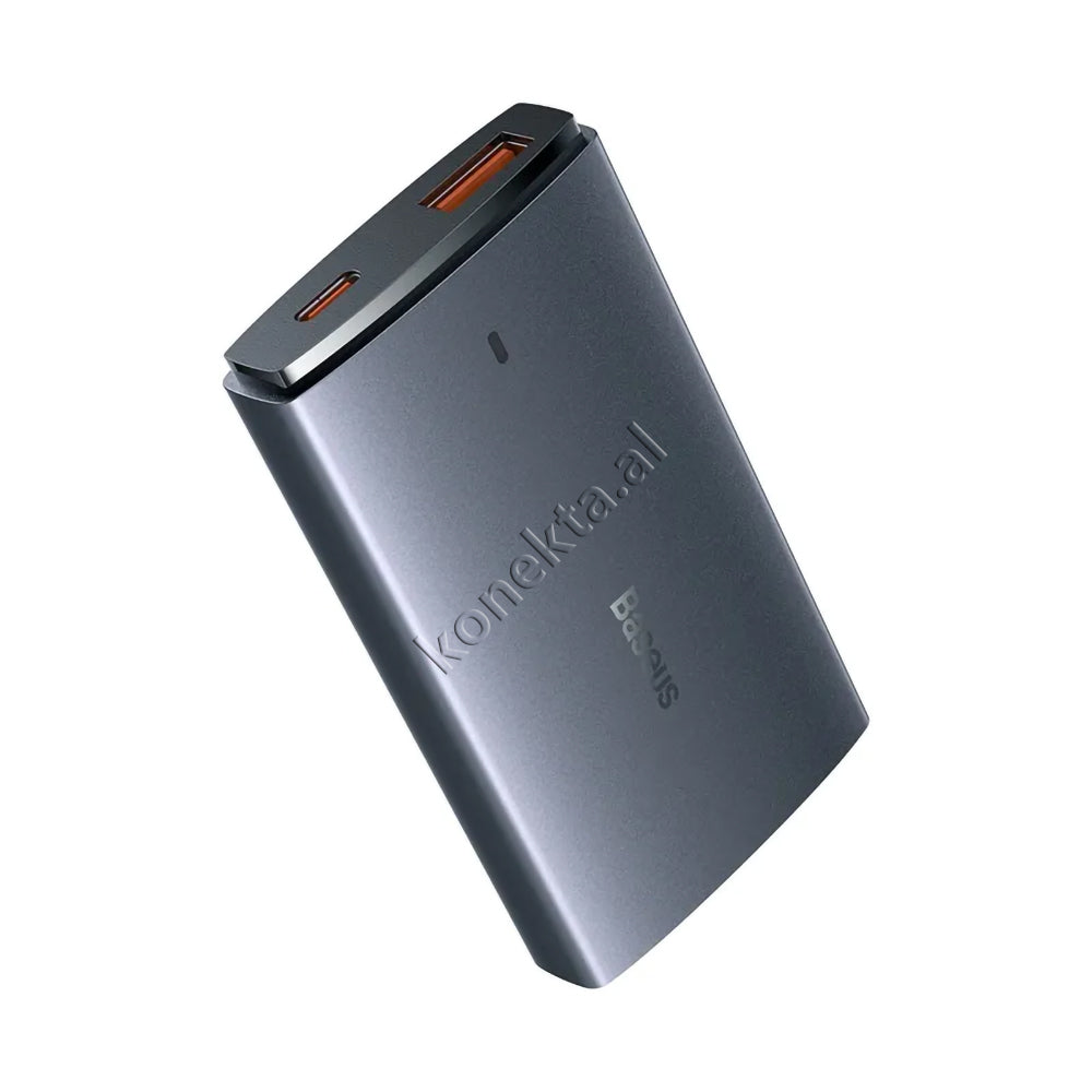 Karikues Ultra i Hollë 65W Baseus Me 1 Porta Type-C Dhe 1 Porte USB