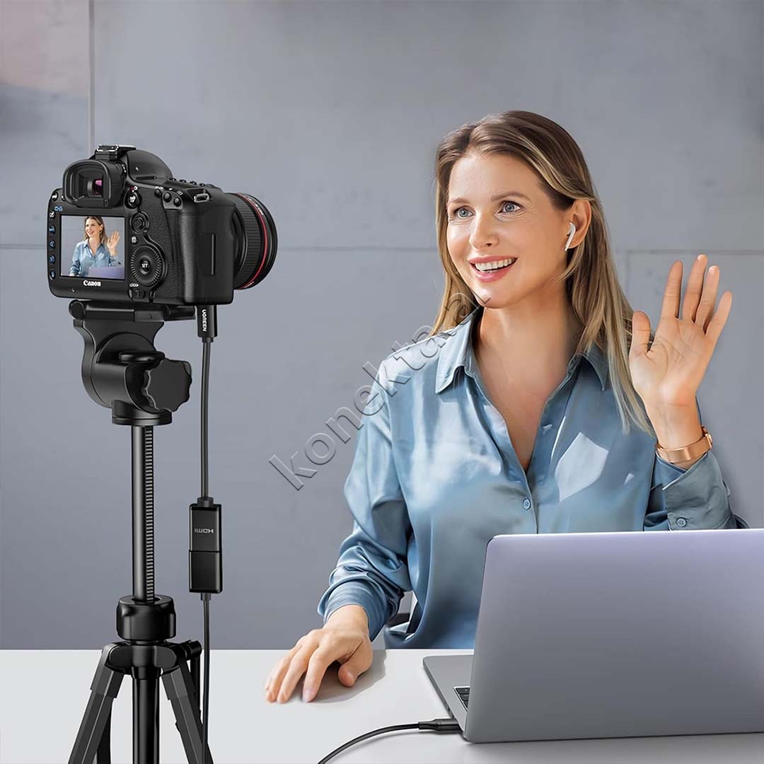 Adaptor Kabell Nga HDMI(M) Ne HDMI (F) Ugreen 22cm