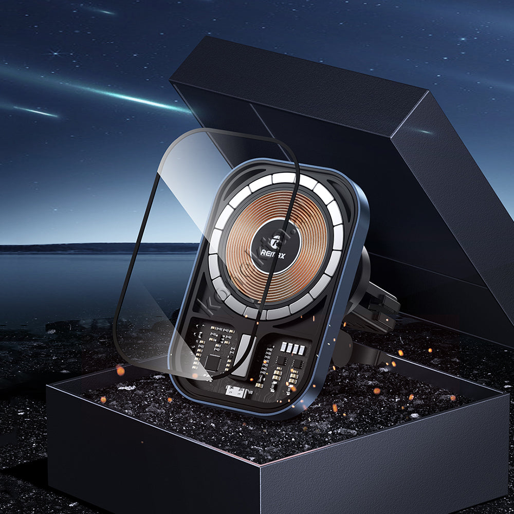 Mbajtese Celulari Per Makine Me Karikues Wireless me Kapje Magnetike