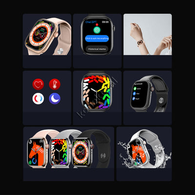 Ore Inteligjente Me Bluetooth GS Si Apple Watch