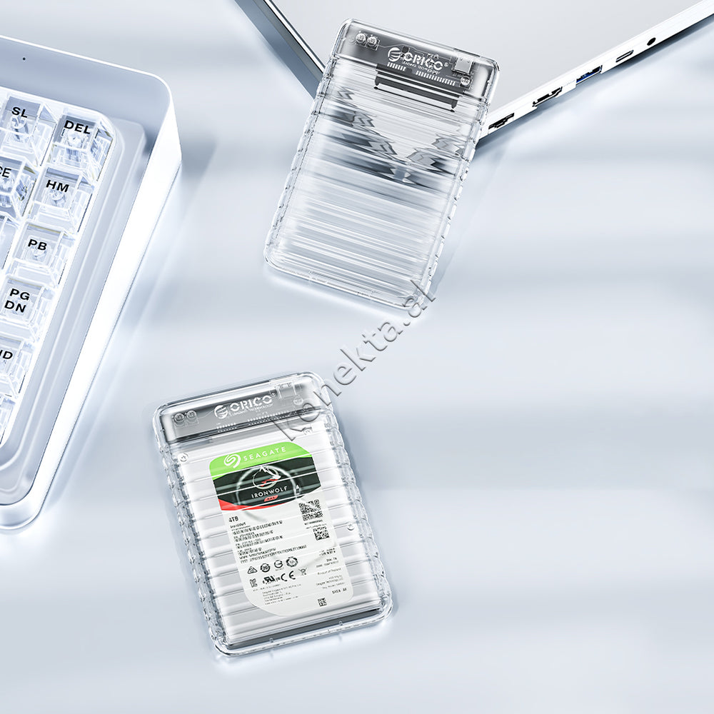 Mbajtese Dhe Lexuese Hard Disk / SSD 2.5" Orico Me Porte Type-C