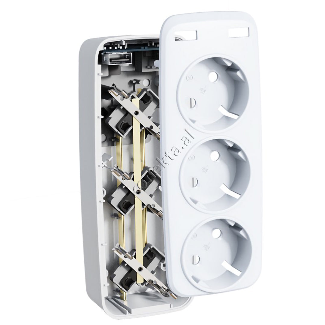 Multiprize 3 Vendeshe Me 2 Porta USB