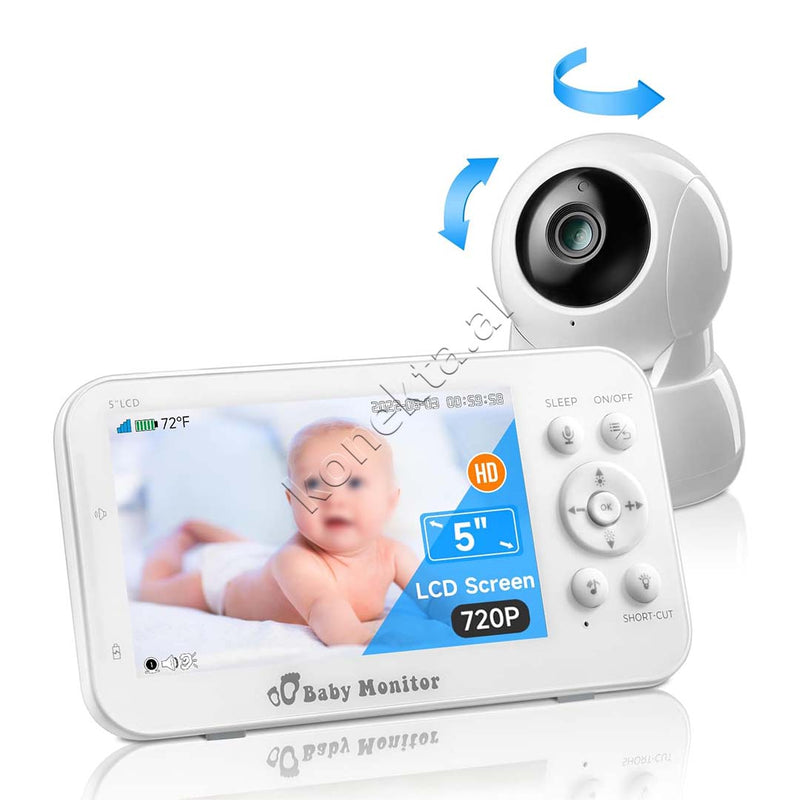 Kamera Per Monitorimin E Foshnjes Me Ekran 5" Dhe Mikrofon Te Integruar