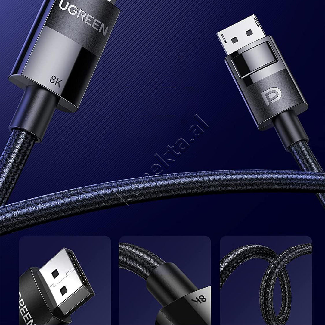 Kabell DisplayPort Ne DisplayPort 1.4 Ugreen 2m