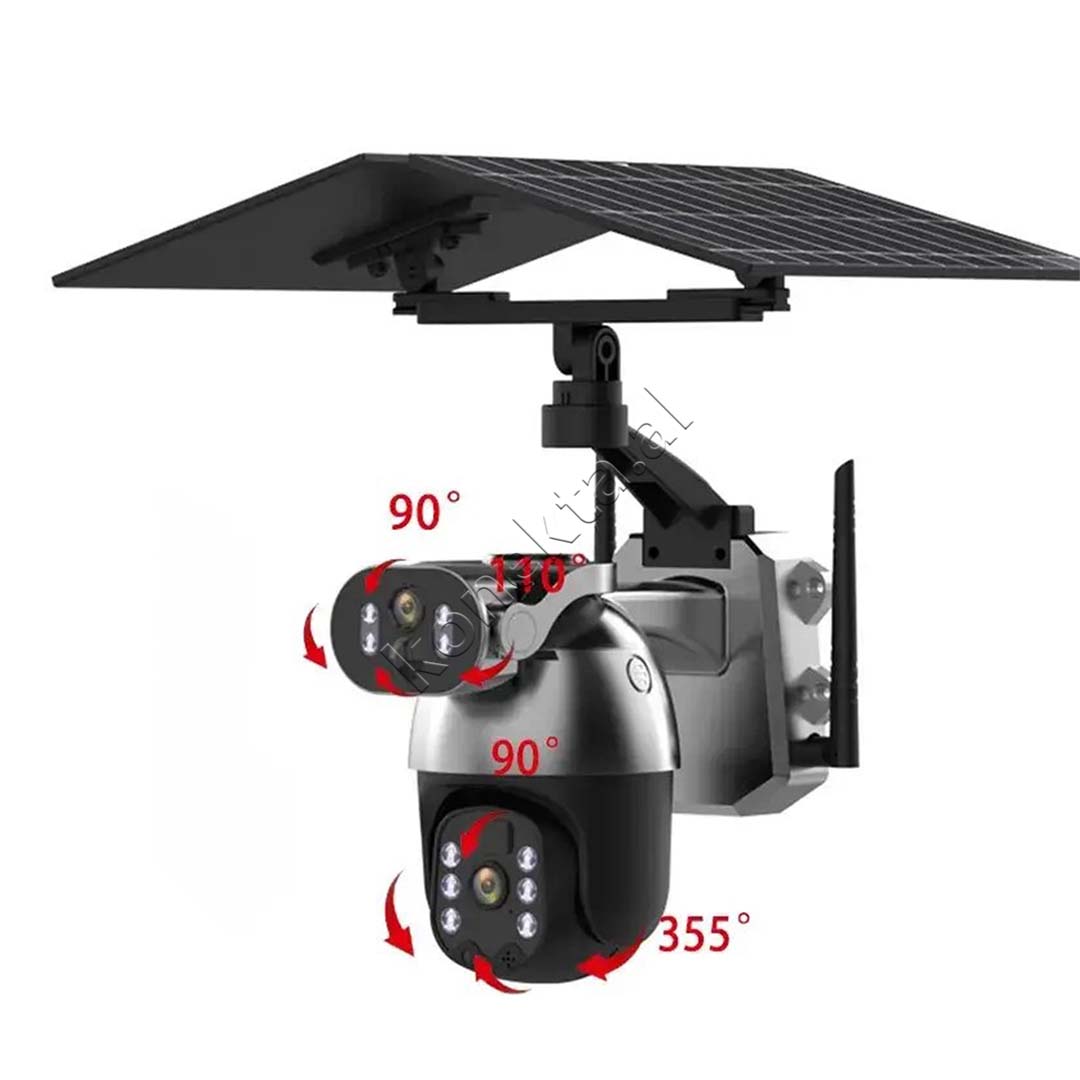 Kamera Sigurie Outdoor Me Panel Solar 6MP Me Karte SIM