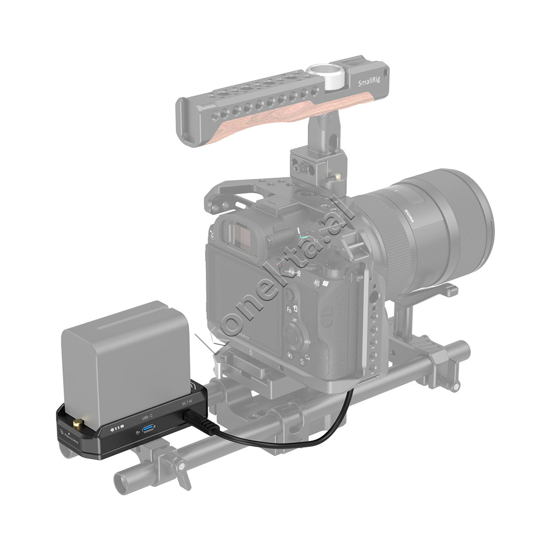 Aksesor Adapter Mount Plate Kit With Dummy Battery Power Cable For NP-FZ100 SmallRig 4341