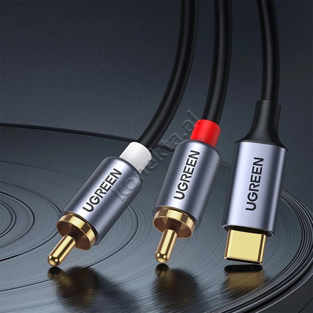 Kabell Audio USB-C Ne 2RCA (M-M) 1.5m Ugreen
