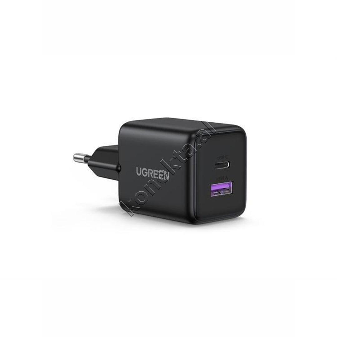 Adaptor Karikimi 30W Me Porta 1x USB-A Dhe 1x USB-C Ugreen