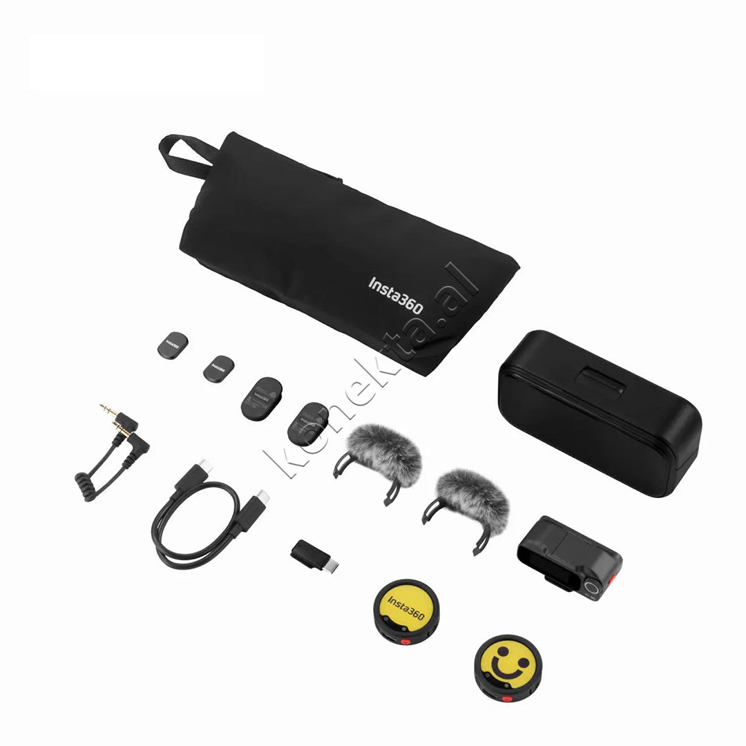 Mikrofon Wireless Profesional Insta360 Mic Pro 2 TX + 1 RX
