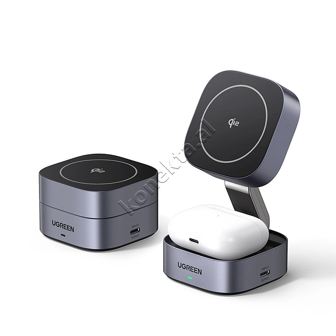Mbajtese Magnetike Dhe Karikues Wireless 3 Ne 1 Ugreen