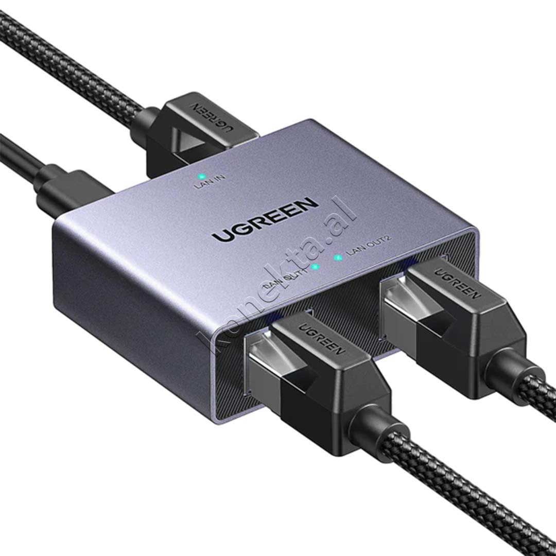 Adaptor Splitter Ethernet Ugreen 1Gbps 1 Ne 2