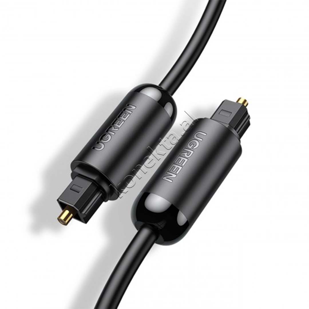 Kabllo Audio Optike Ugreen me Lidhes Toslink/SPDIF, 1m