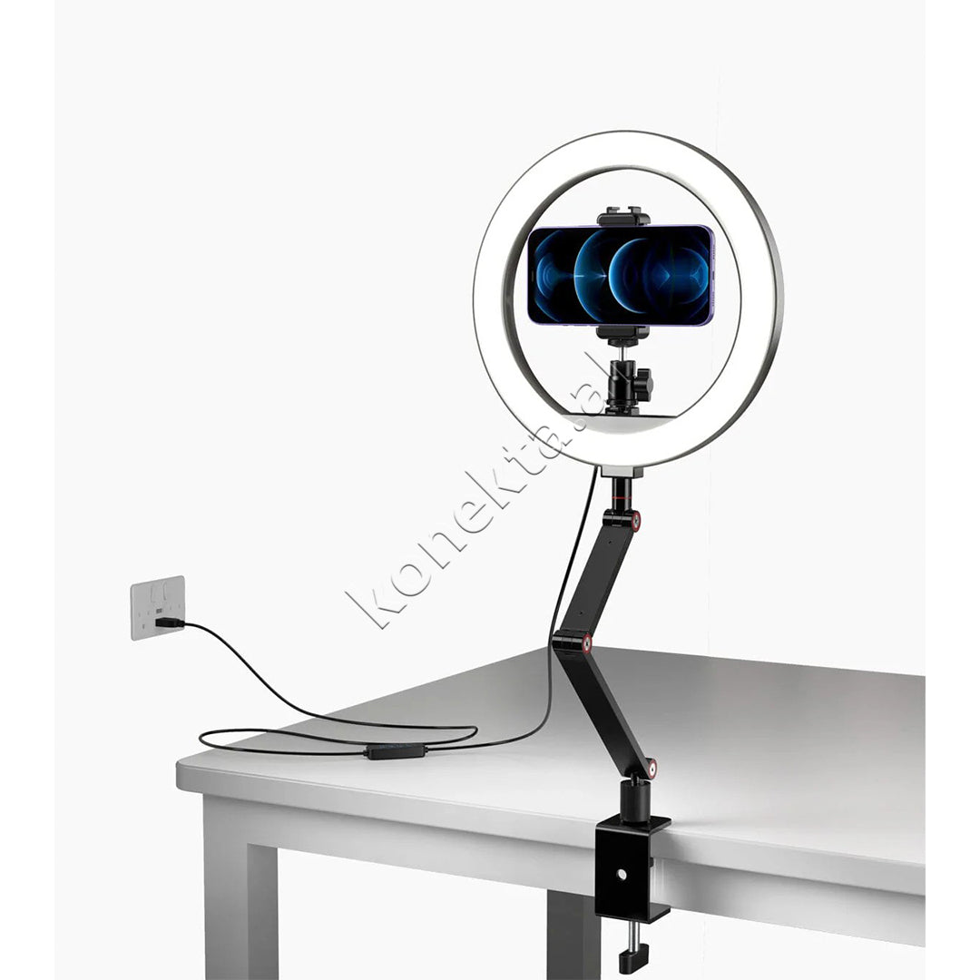 Ring Light Profesional 10" Me Mbajtese Per Smartphone Apexel