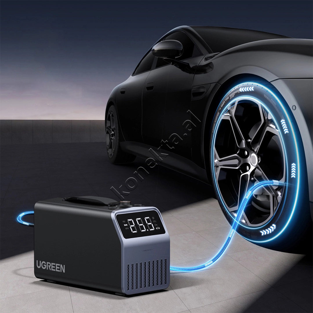 Pompe Elektrike 150 PSI 12V Me Ekran Digjital Per Makine Ugreen