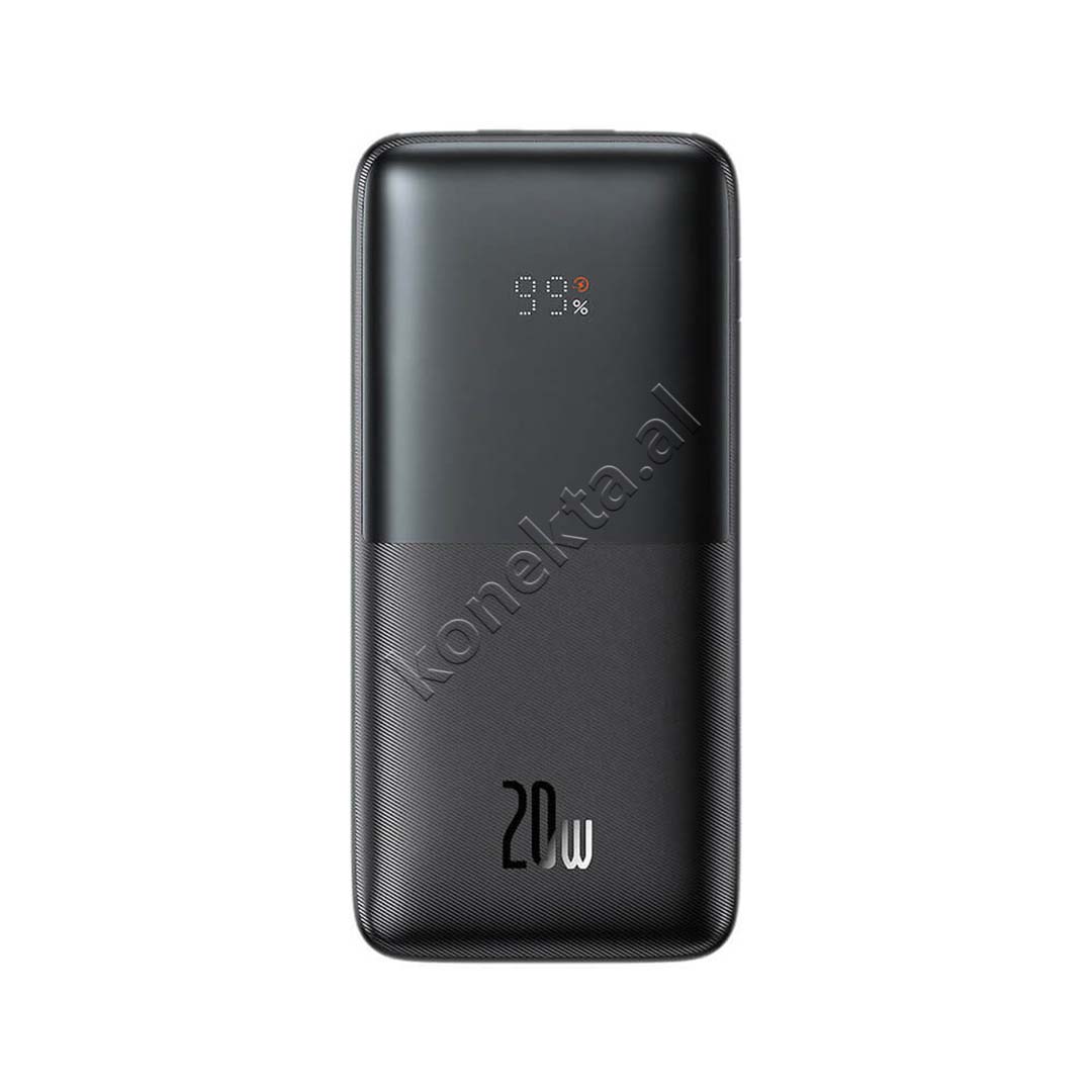 Bateri e Jashtme 10'000mAh 20W Me Porta 2xUSB-A Dhe USB-C Baseus