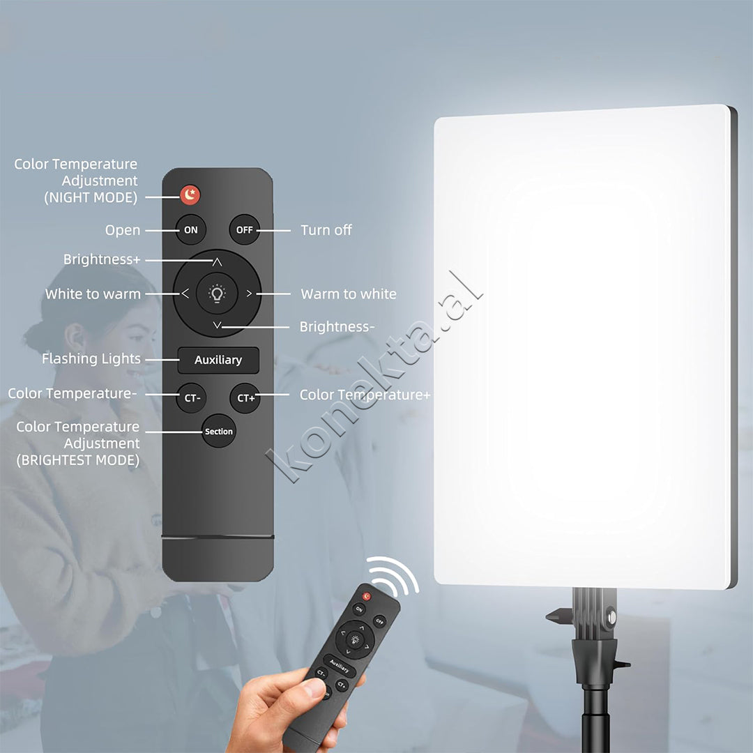 Drite LED Profesionale 24" Me Tripod Plokama LIVE-P24