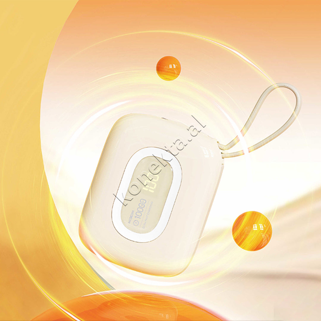 Bateri E Jashtme Me Fishe Type-C Dhe Lightning 10'000mAh Moxom