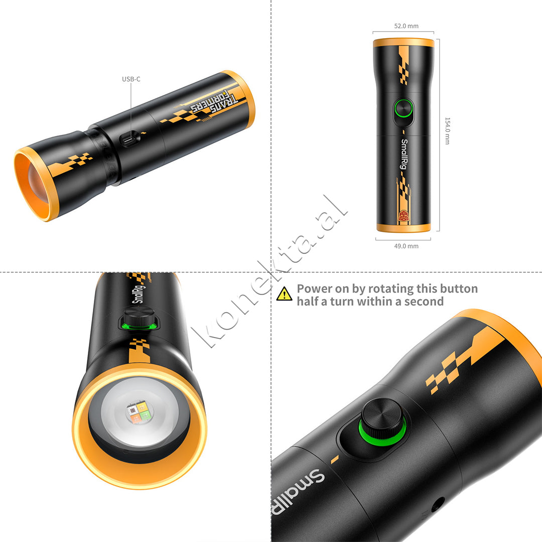 RF 10C Portable Focusable LED Video Light "BumbleBee Edition" SmallRig 5512