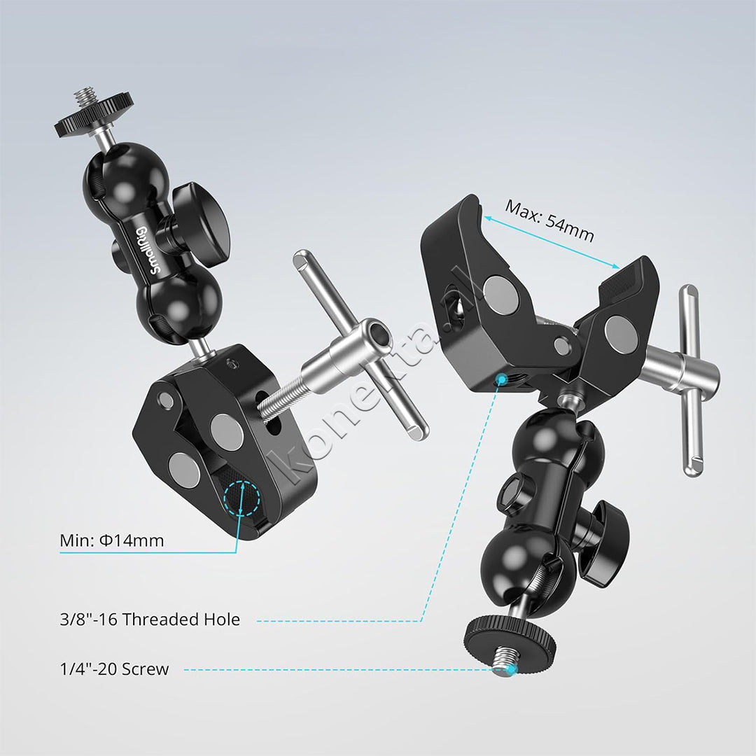 Crab-Shaped Clamp Kit SmallRig 5321