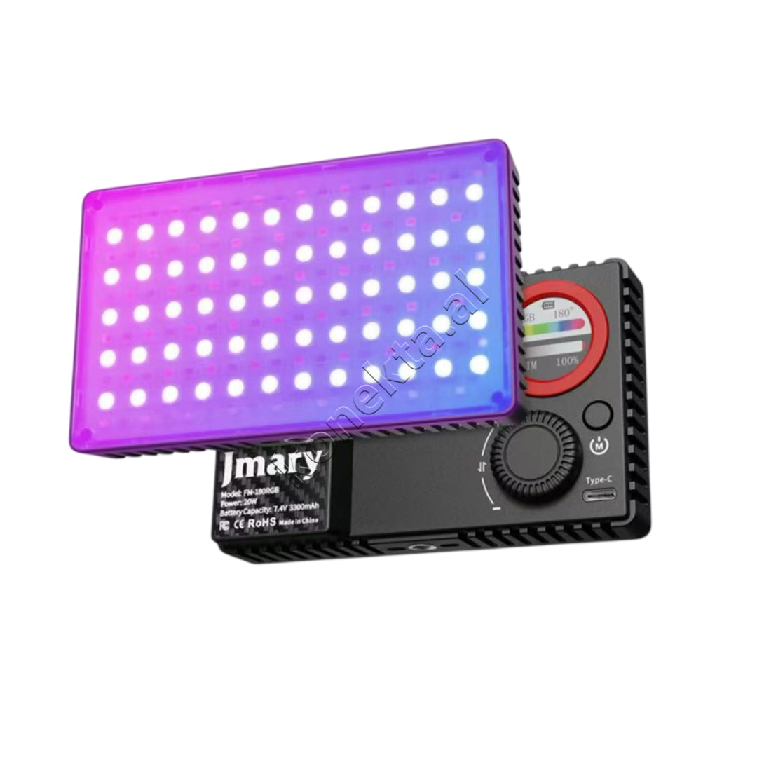 Drite Led Profesionale RGB 20W Per Video Dhe Fotografi Jmary
