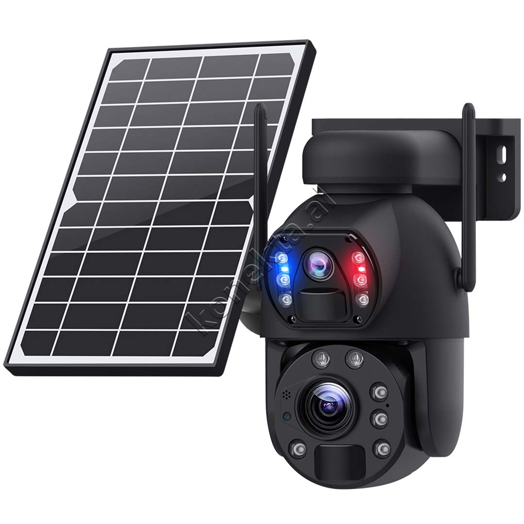 Kamera Sigurie Per Shtepi Outdoor 8MP Me Panel Solar Dhe Karte SIM