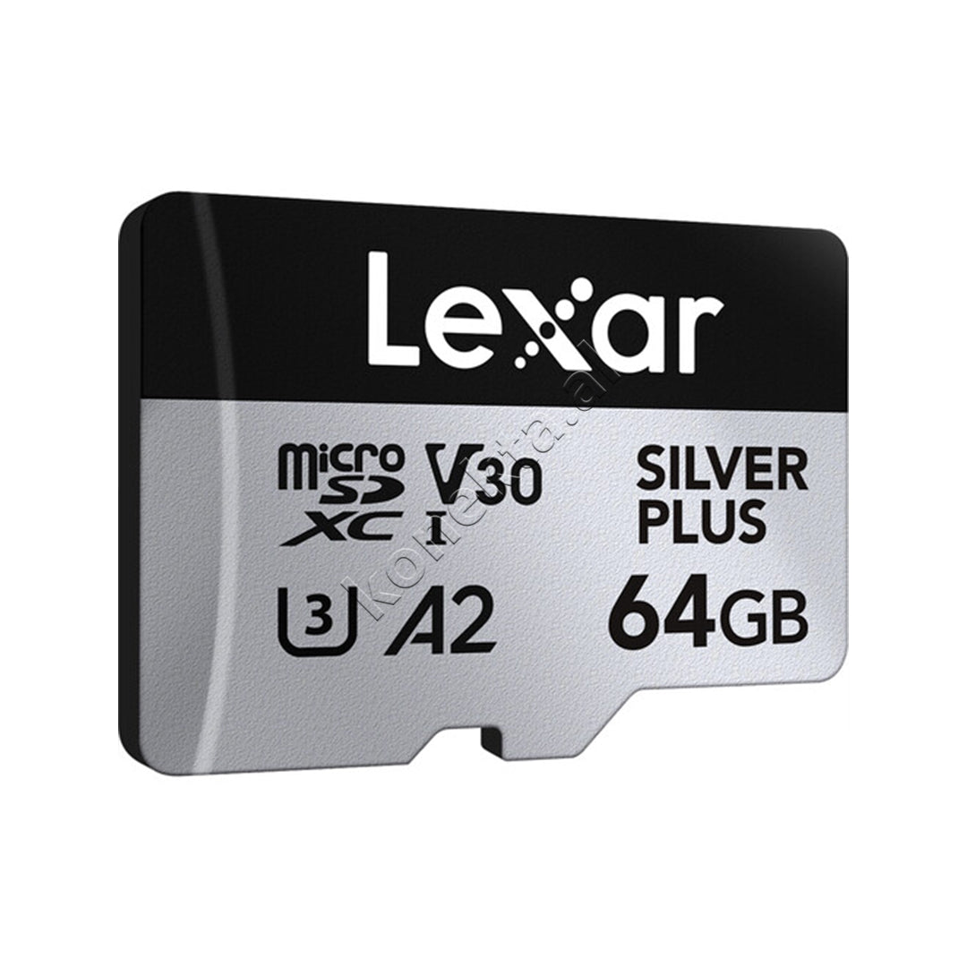 Karte Memorie MicroSDXC Me Adaptor Silver Plus 64GB Lexar