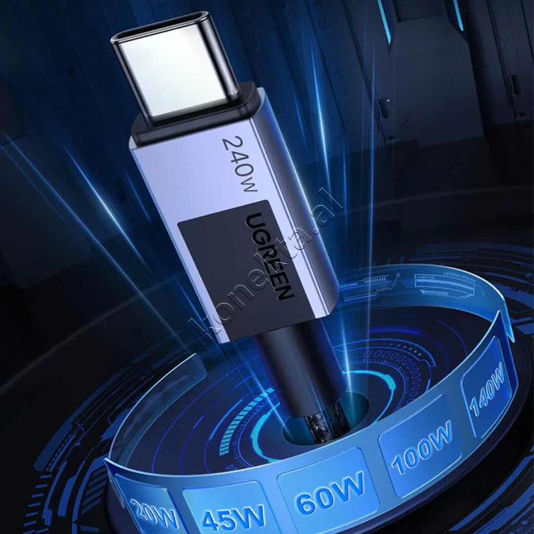 Kabell USB-C (M) Ne USB-C (M) 240W 2m Ugreen