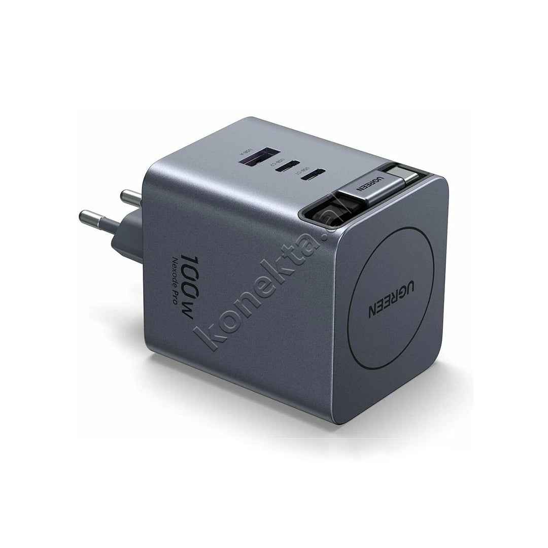 Adaptor Karikimi Nexode Pro 100W GaN Me Fishe USB-C Ugreen