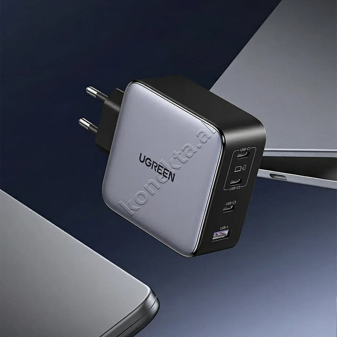 Adaptor Karikimi Nexode Pro GaN 200W Me 4 Porta Dhe PD 3.1 Ugreen