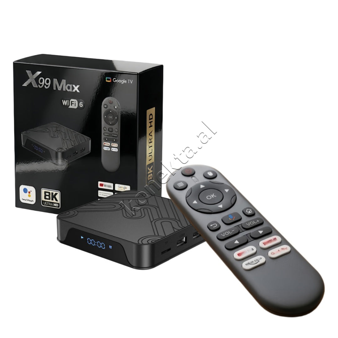 Android TV Box 8K Wi-Fi 6 X99 MAX