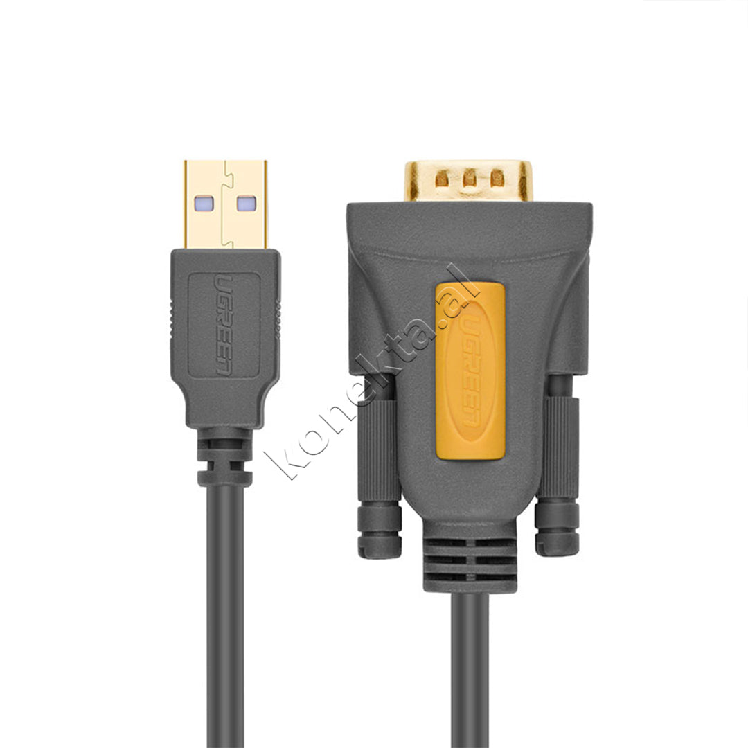 Kabell USB-A (M) Ne DB9 RS-232 (M) 1m Ugreen