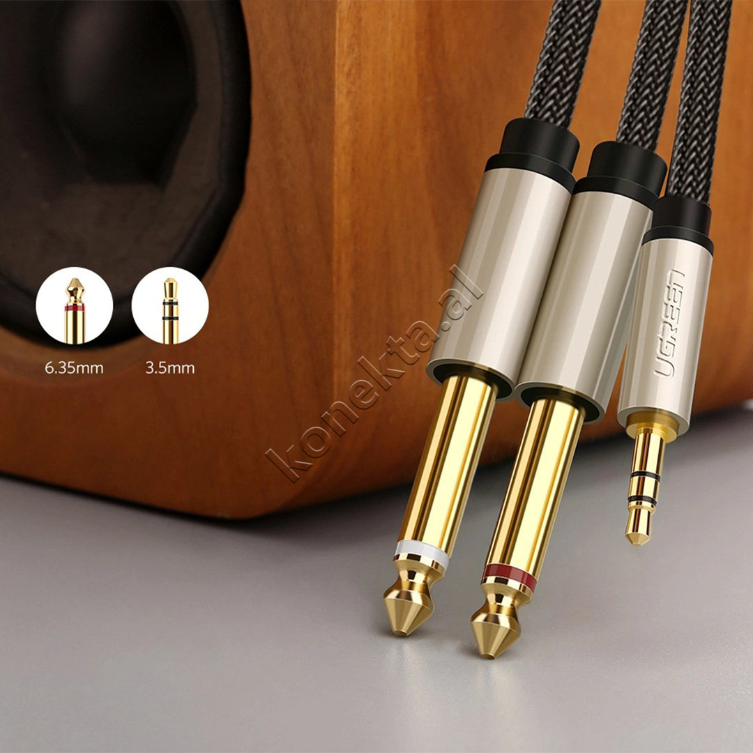 Kabell Audio 3.5mm Ne 2x6.35mm 2m Ugreen